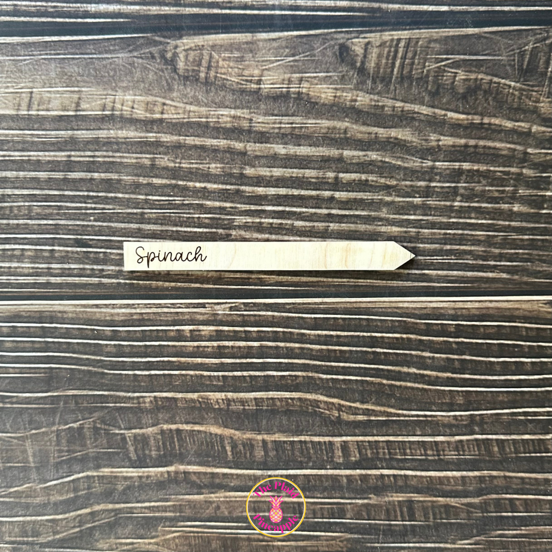 Wooden Garden Markers - 5"