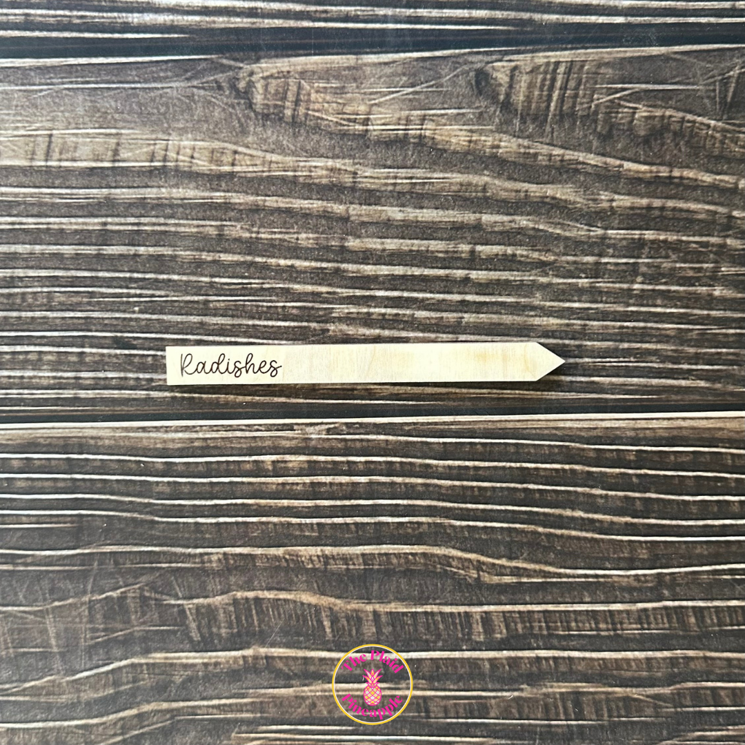 Wooden Garden Markers - 5"