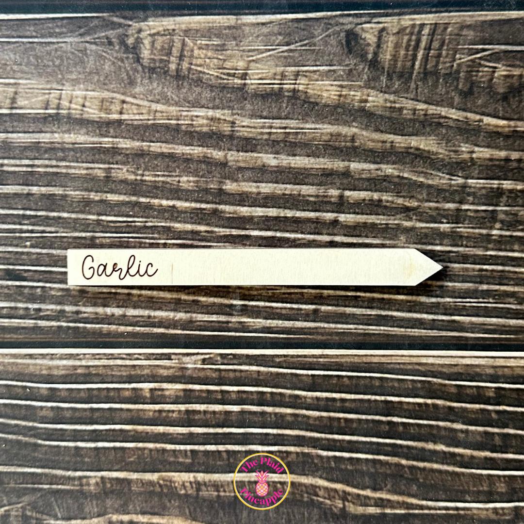 Wooden Garden Markers - 5"