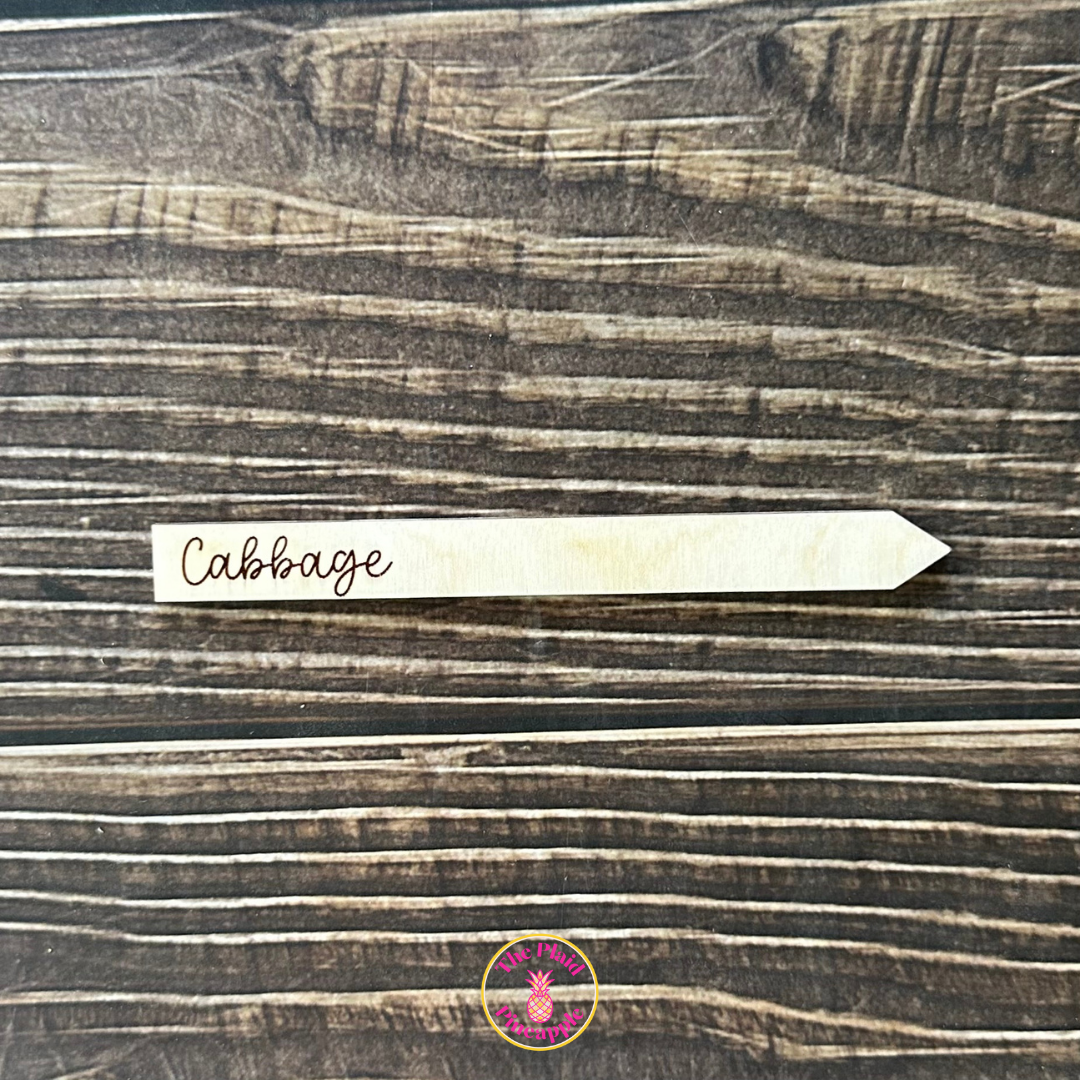 Wooden Garden Markers - 5"