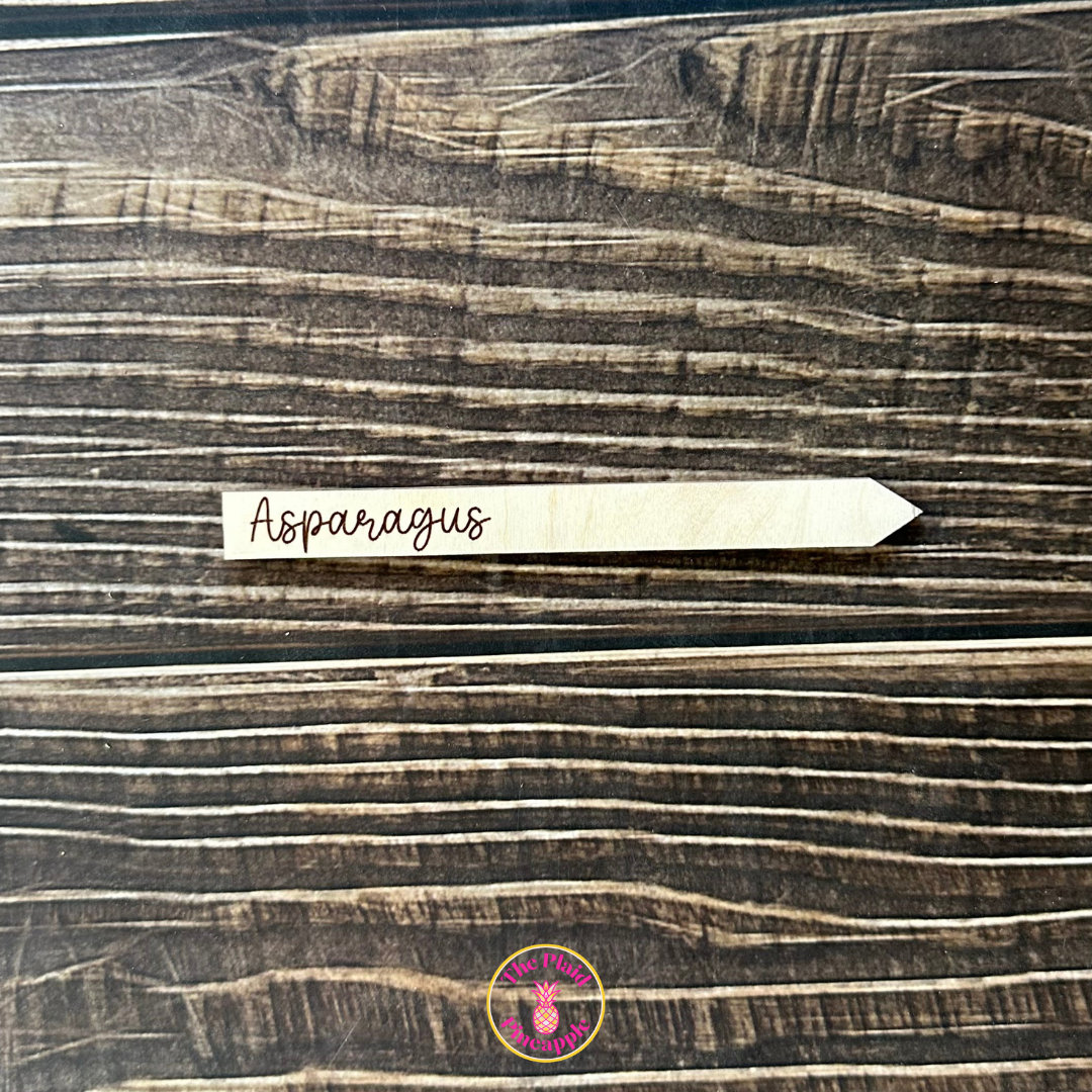 Wooden Garden Markers - 5"