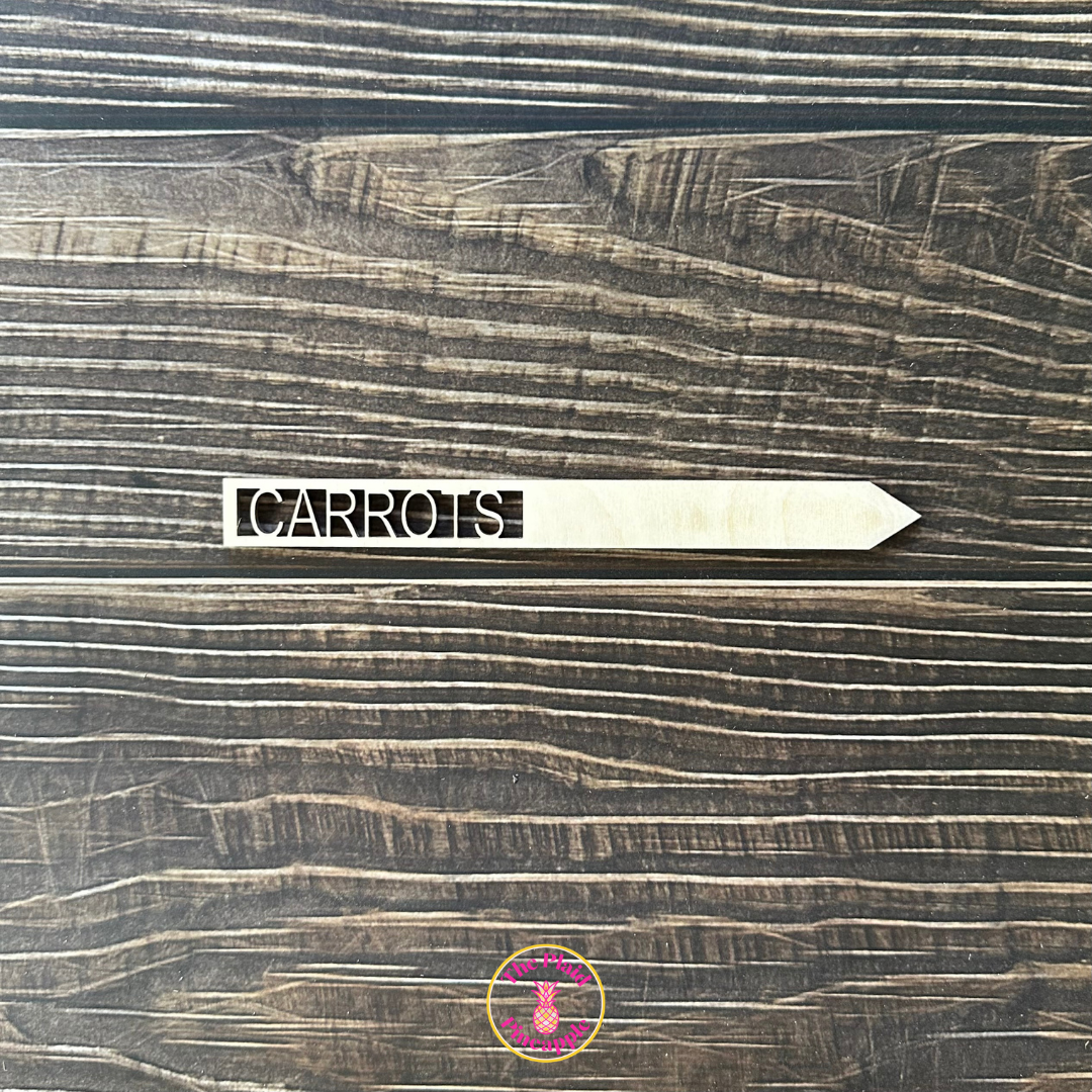 Wooden Garden Markers - 7"
