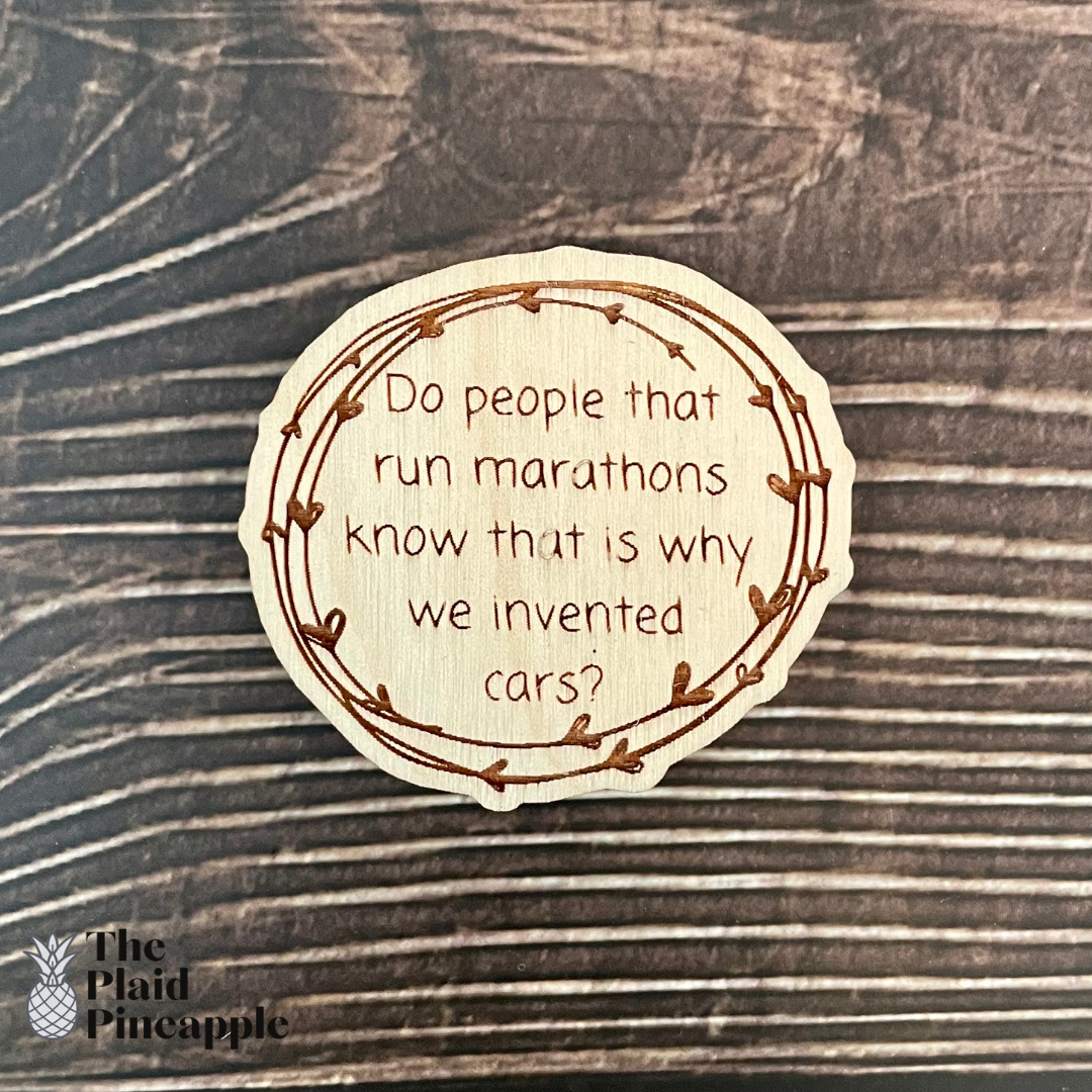 Wooden Magnet - Sarcastic