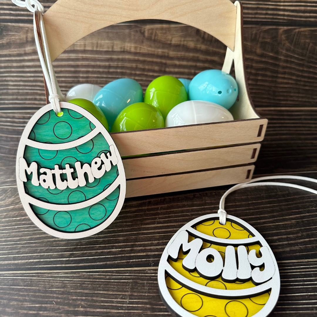 Easter Basket Tags - Egg