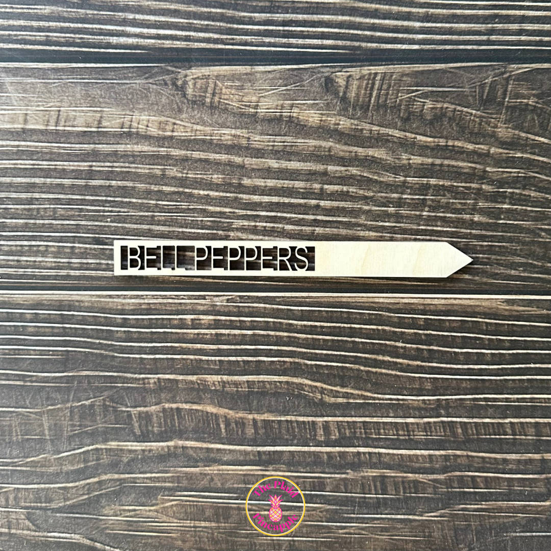 Wooden Garden Markers - 7"