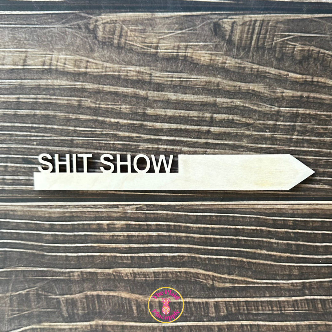 Wooden Garden Markers - Snarky