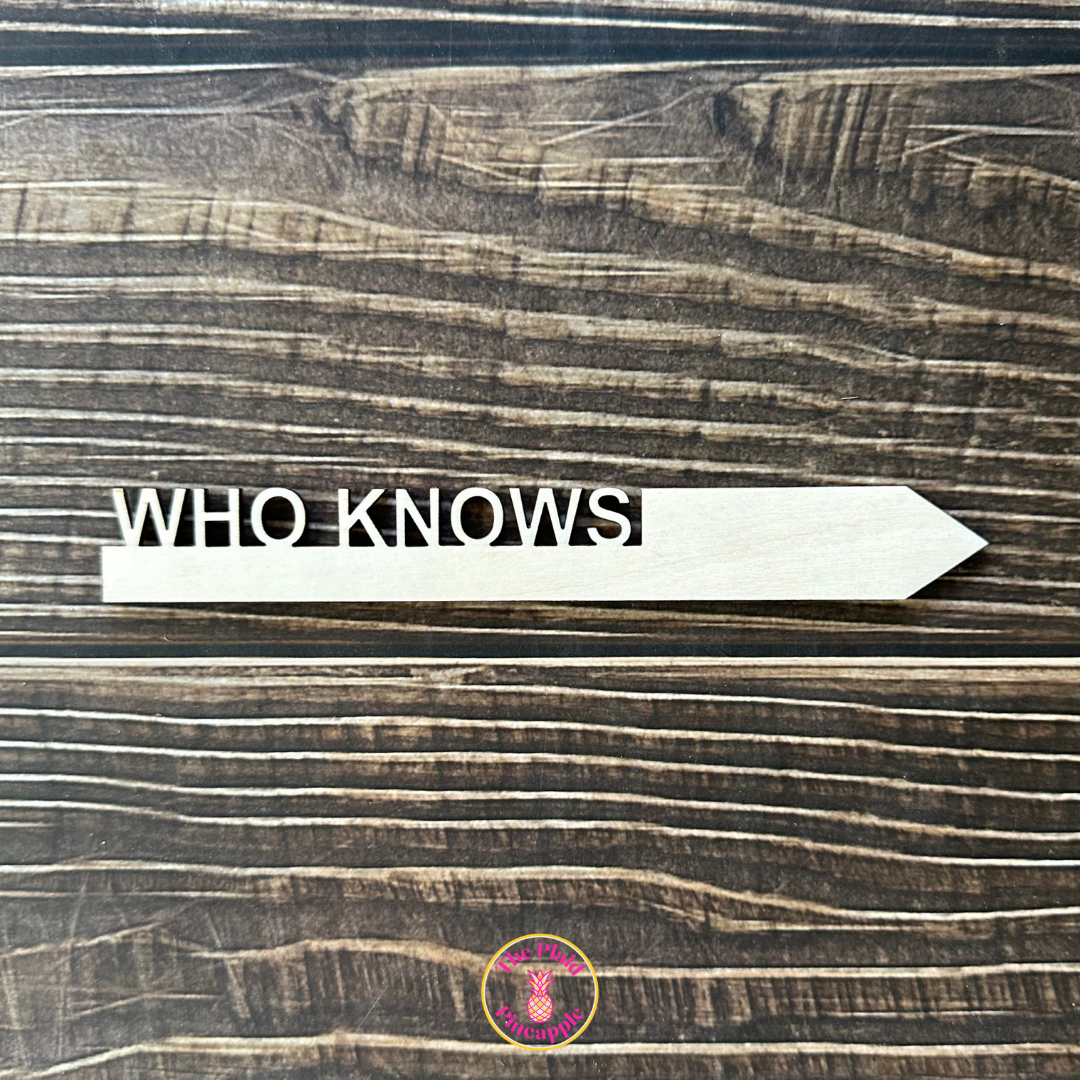 Wooden Garden Markers - Snarky