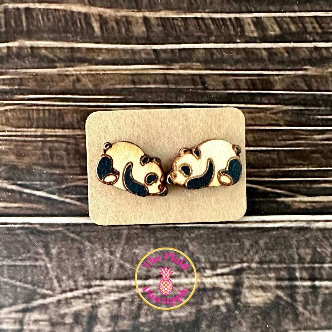 Earrings - Pandas