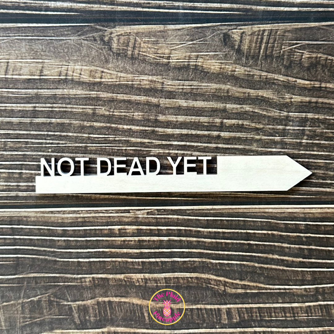 Wooden Garden Markers - Snarky