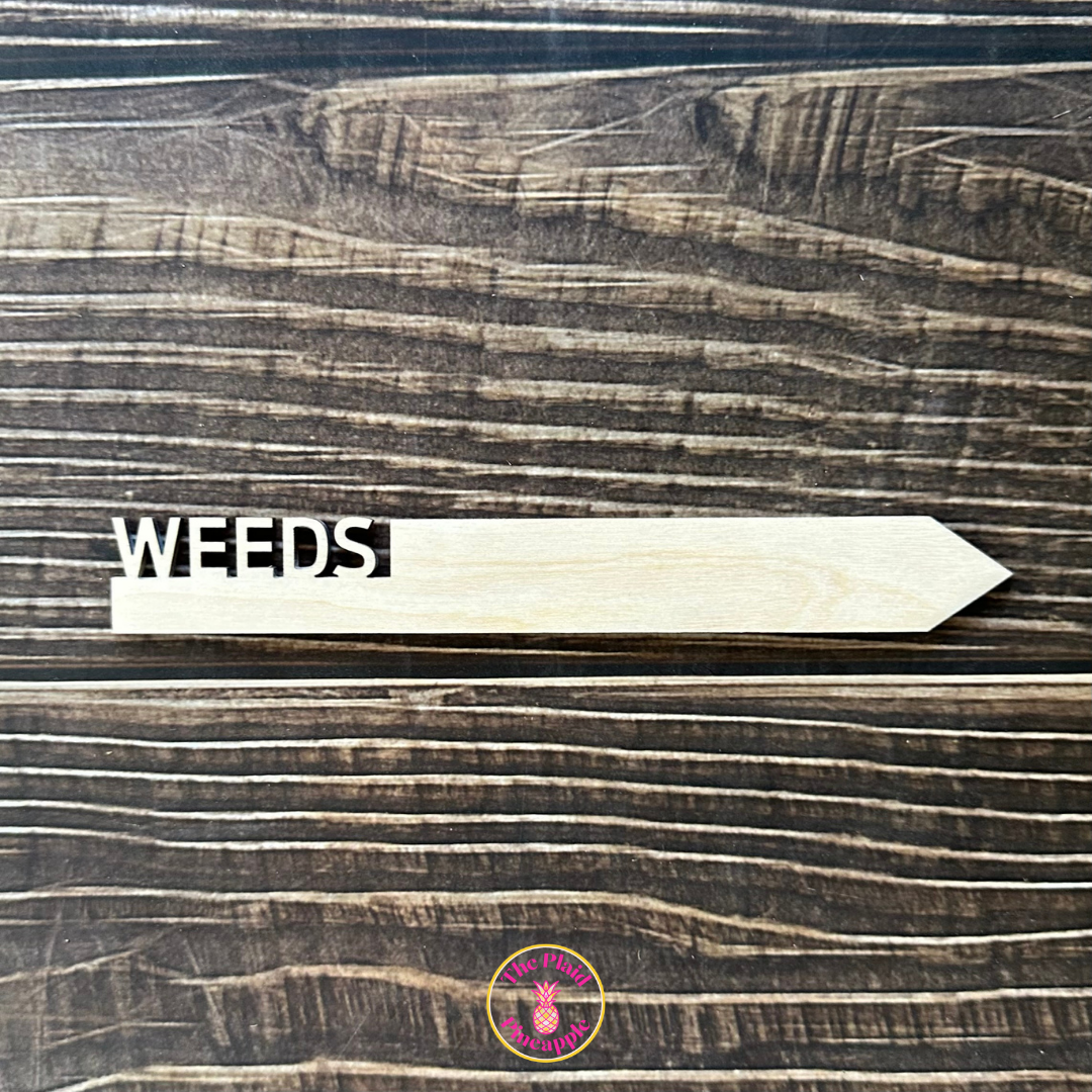 Wooden Garden Markers - Snarky