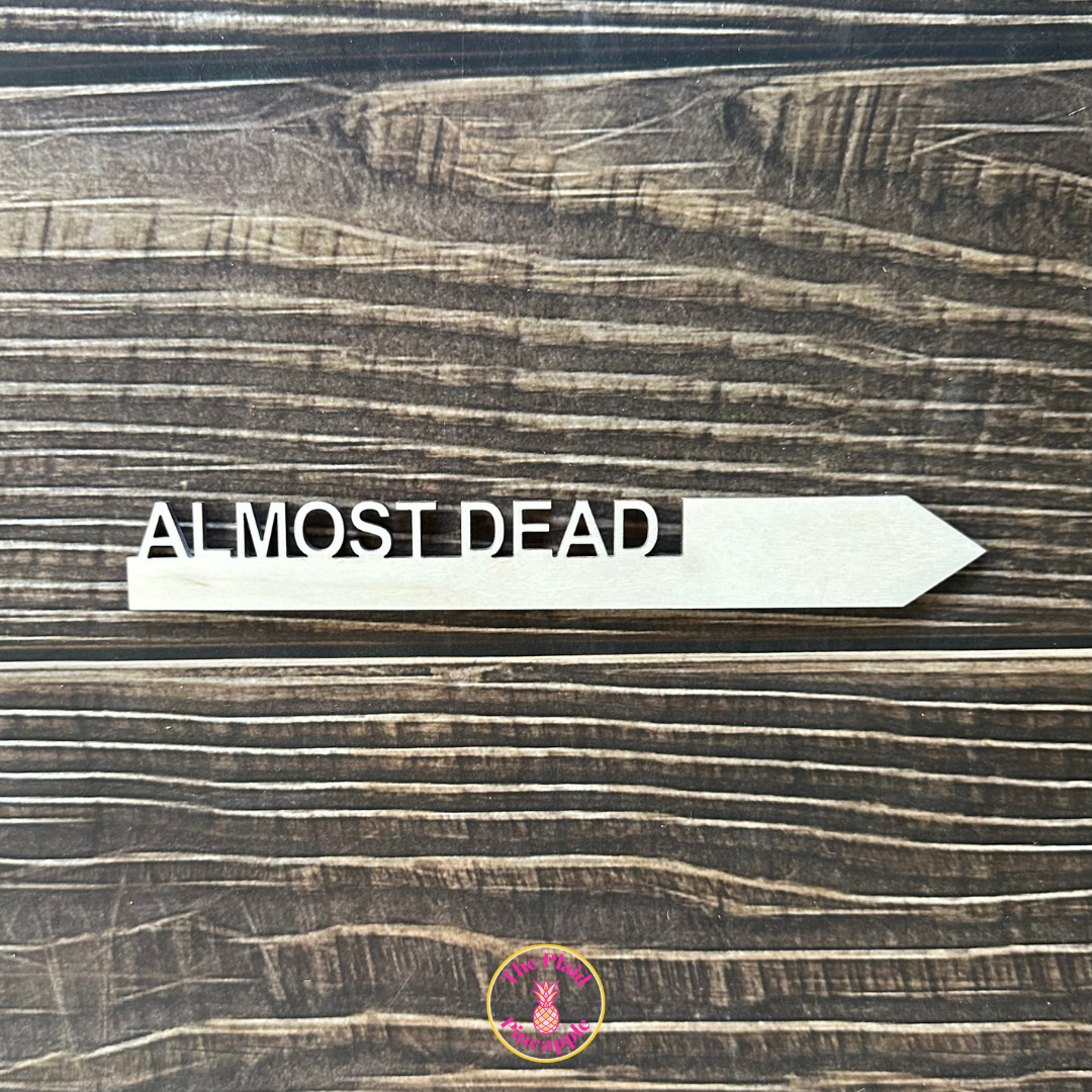 Wooden Garden Markers - Snarky
