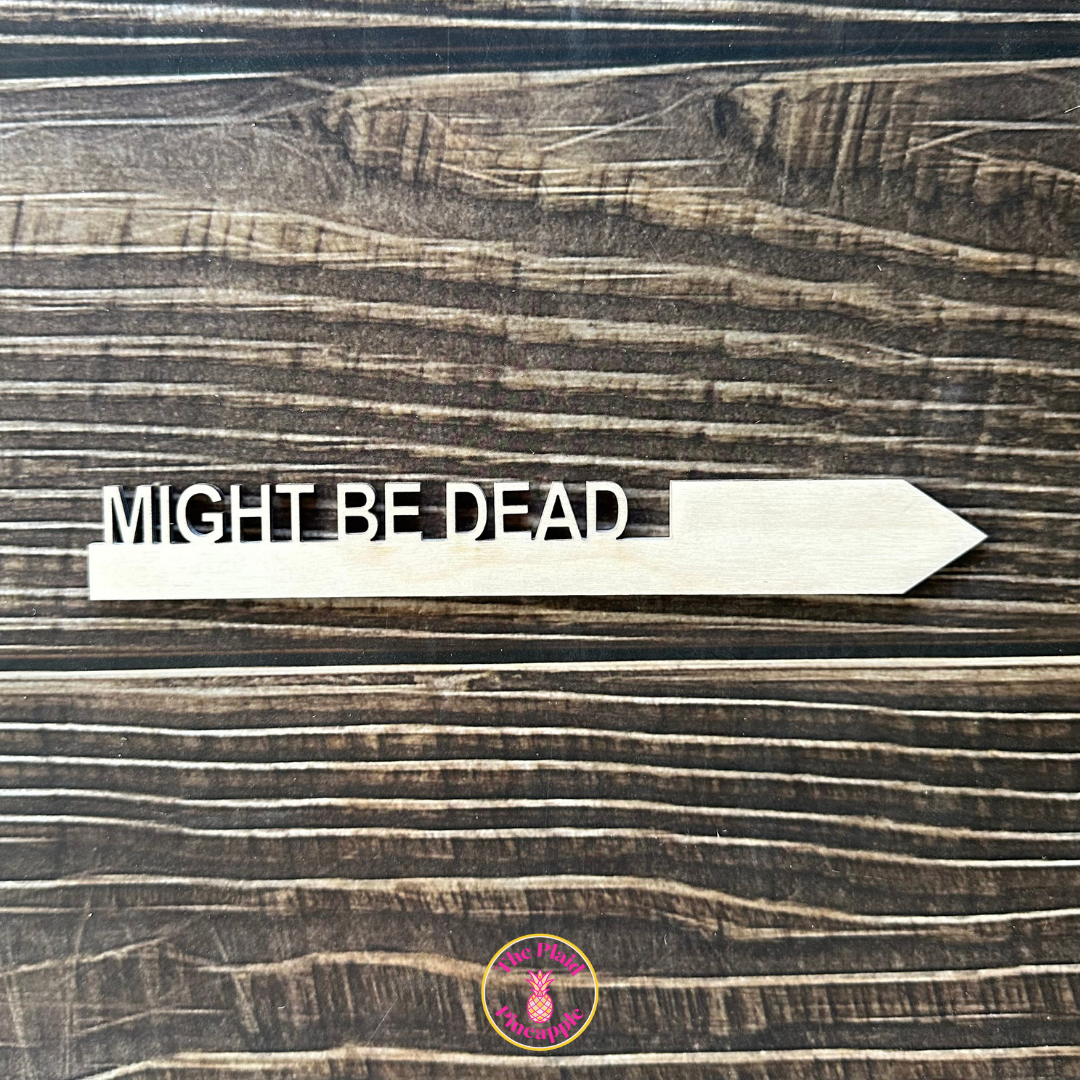 Wooden Garden Markers - Snarky