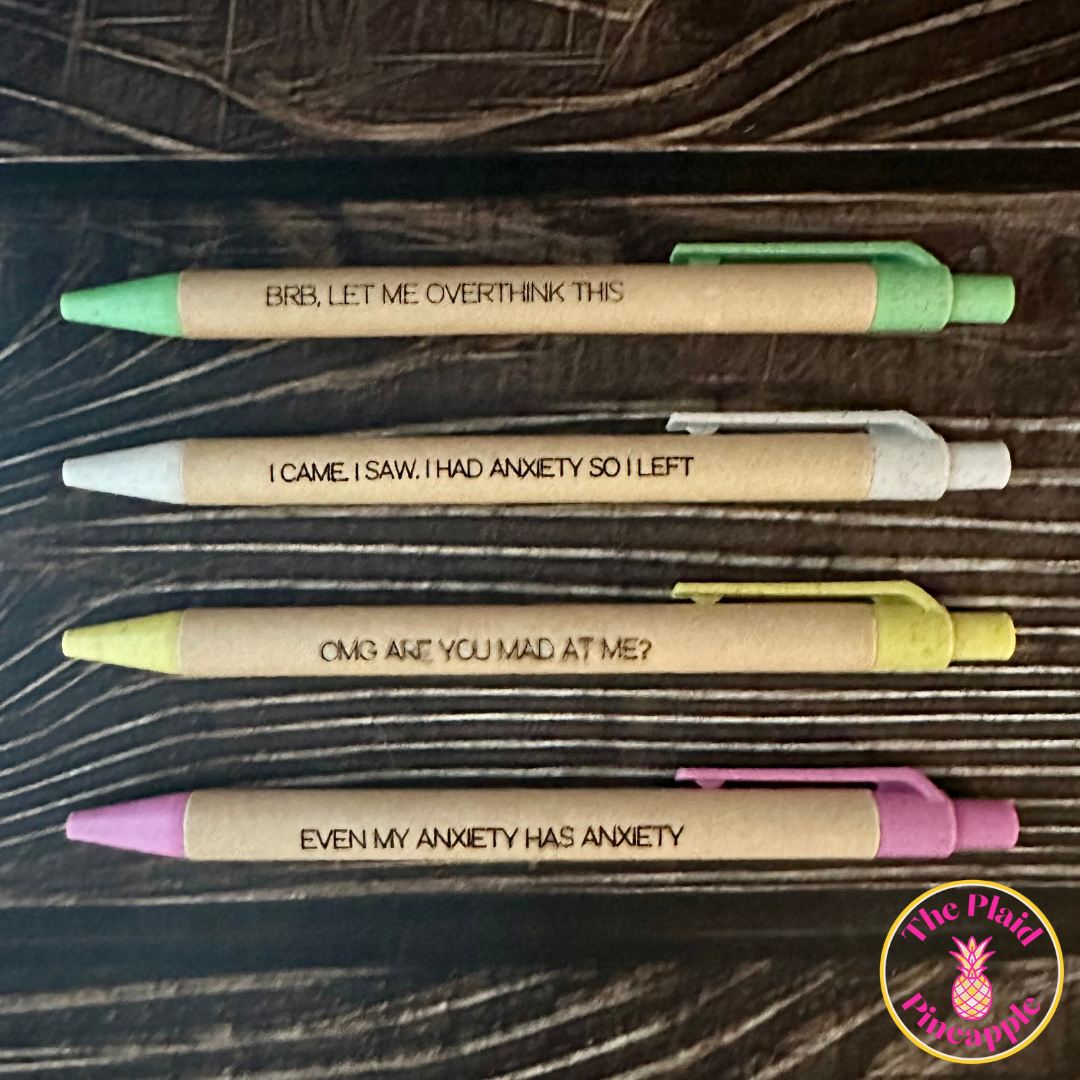 Eco Friendly Pen Set - Anxiety