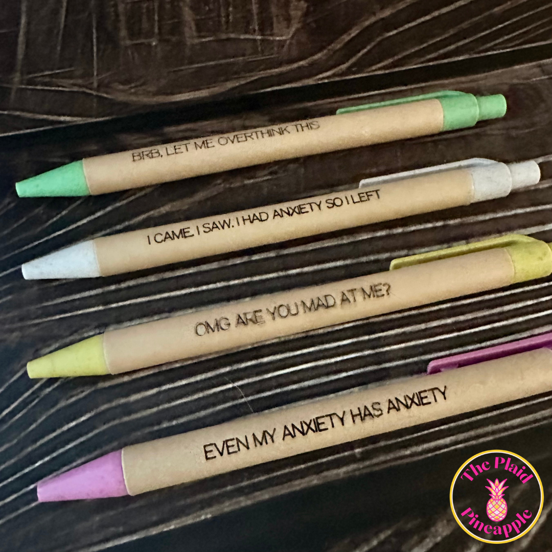 Eco Friendly Pen Set - Anxiety
