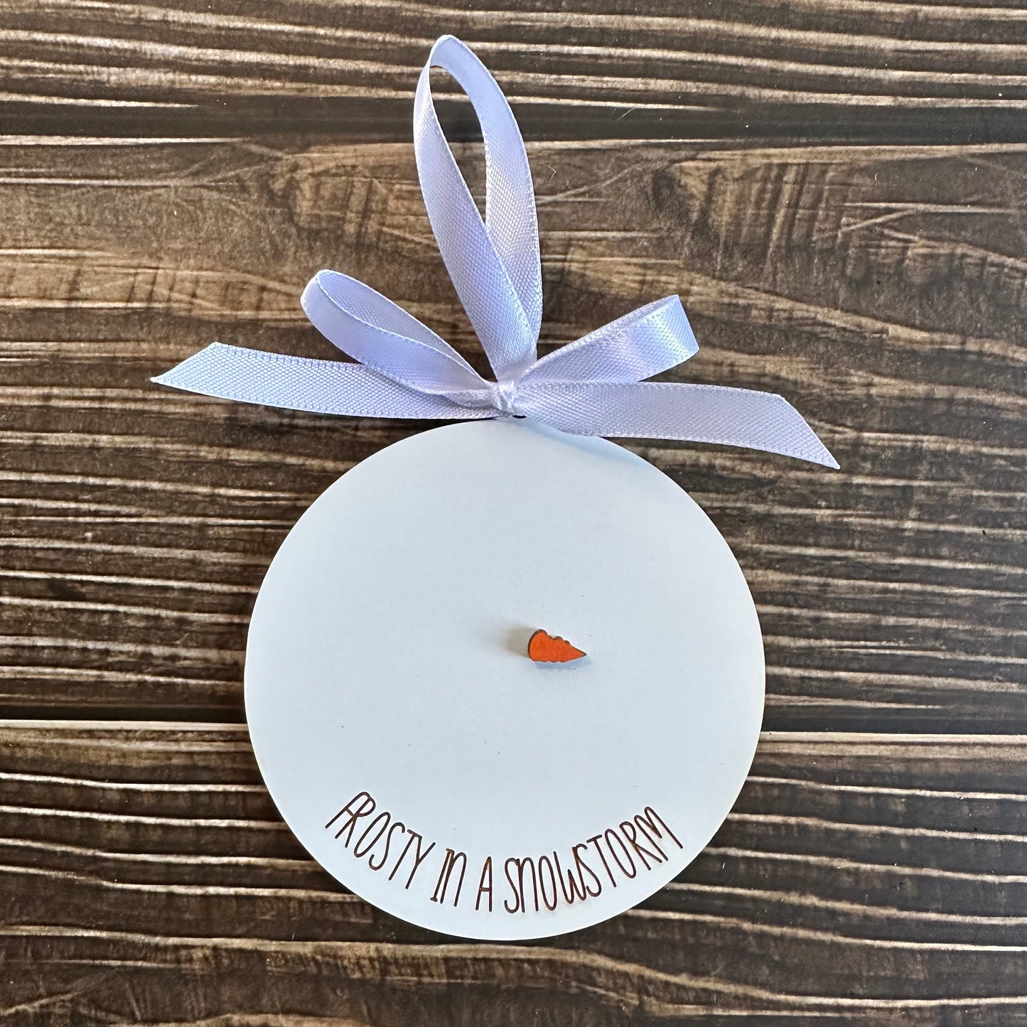 Frosty in a Snowstorm Ornament
