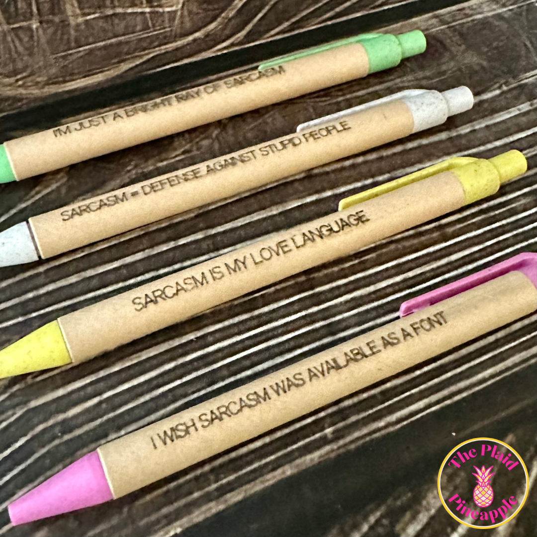 Eco Friendly Pen Set - Sarcasm