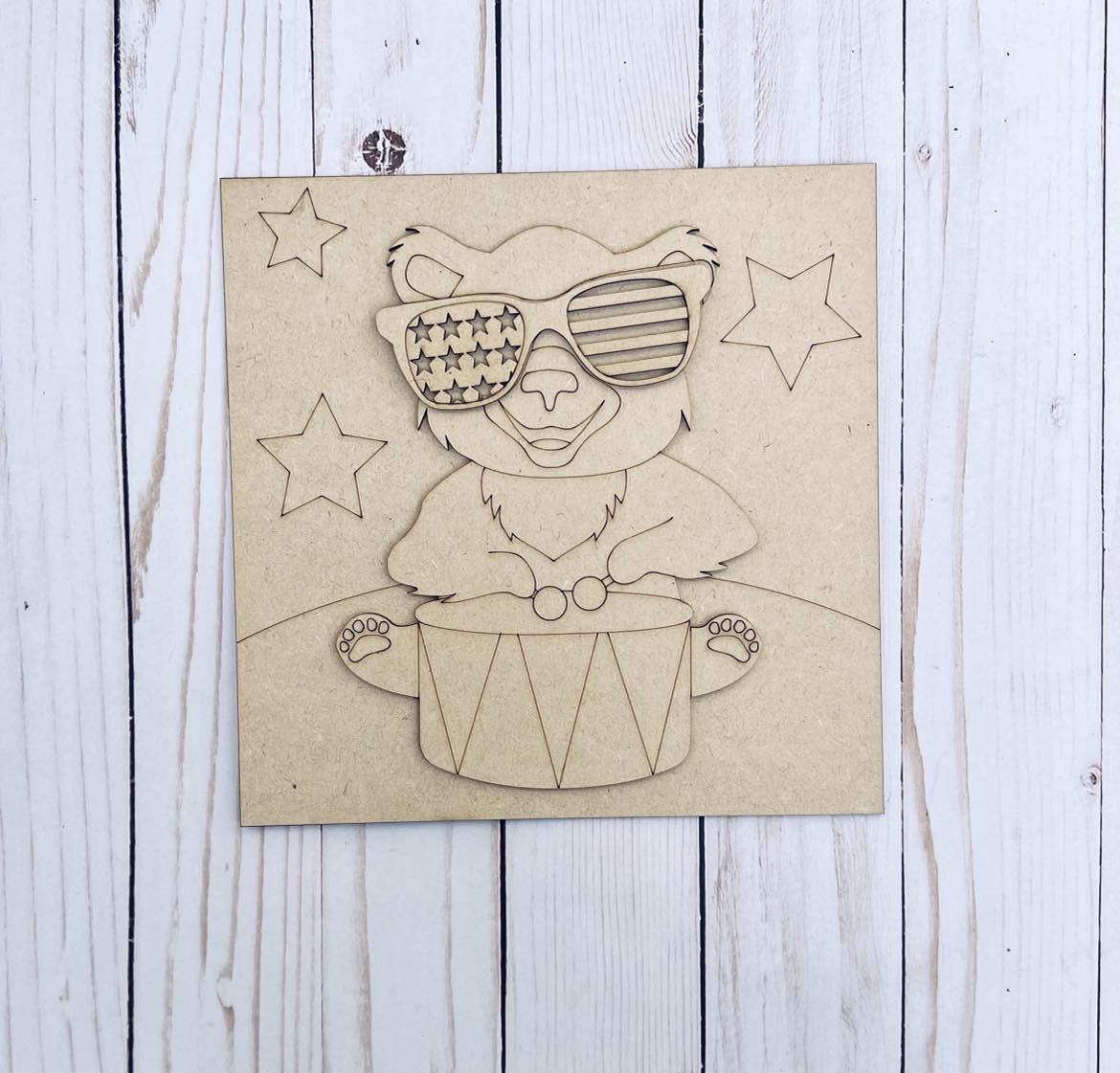 Kids Crafting Kit - USA Bear