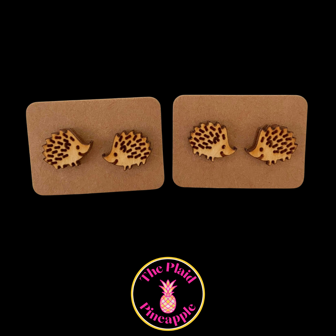Earrings - Hedgehogs