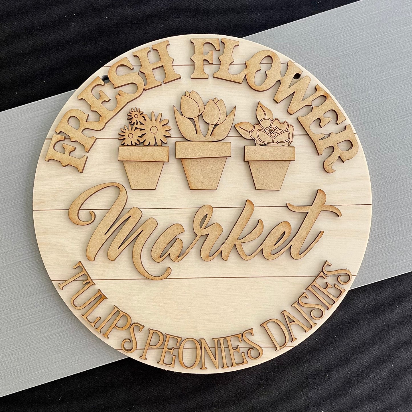 Fresh Flowers DIY sign