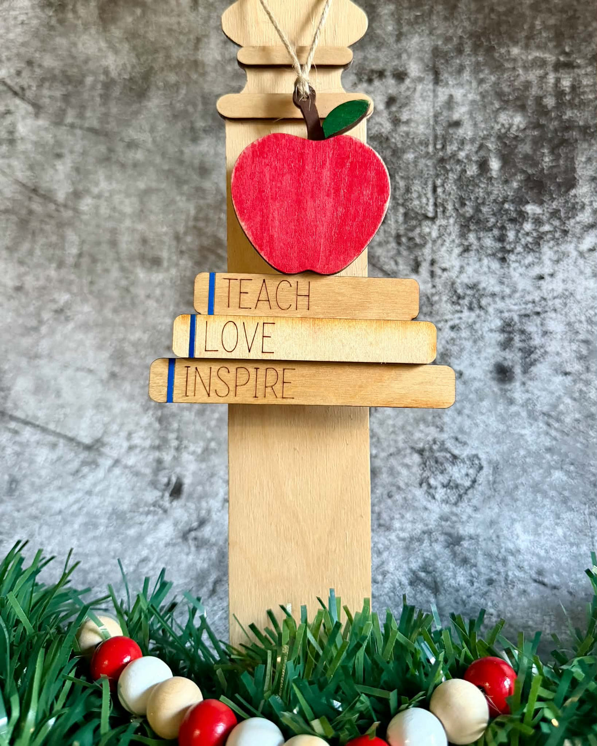 Teach, Love, Inspire Ornament