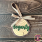 Personalized Wood Slice Ornament
