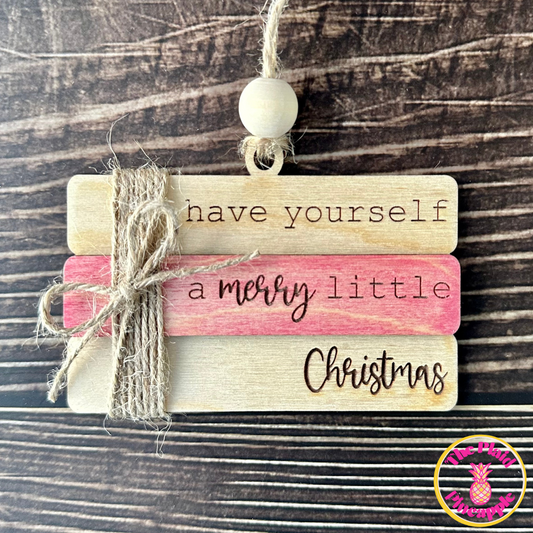 Red Book Stack Ornament