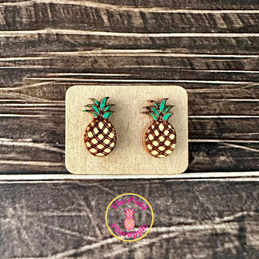 Earrings - Pineapples
