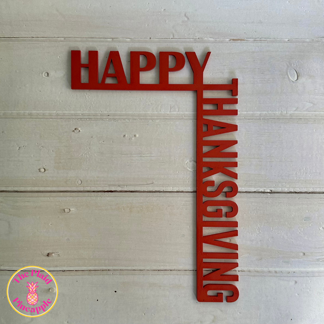 Happy Thanksgiving Door Corner