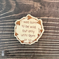 Sarcastic Wooden Magnet