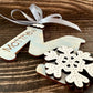 Stitched Snowflake Alphabet Ornament