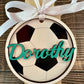 Personalized Soccer Ball Ornament