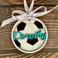 Personalized Soccer Ball Ornament