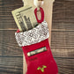 Christmas Stocking Money Holder Ornament