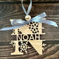 Split Monogram Ornament