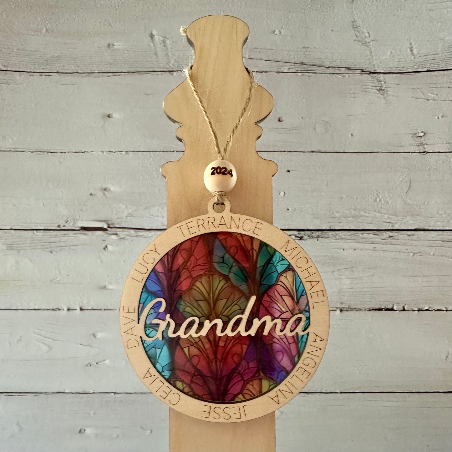 Personalized Circular Name Ornament