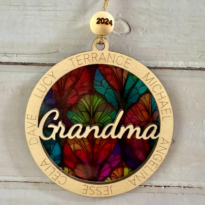 Personalized Circular Name Ornament