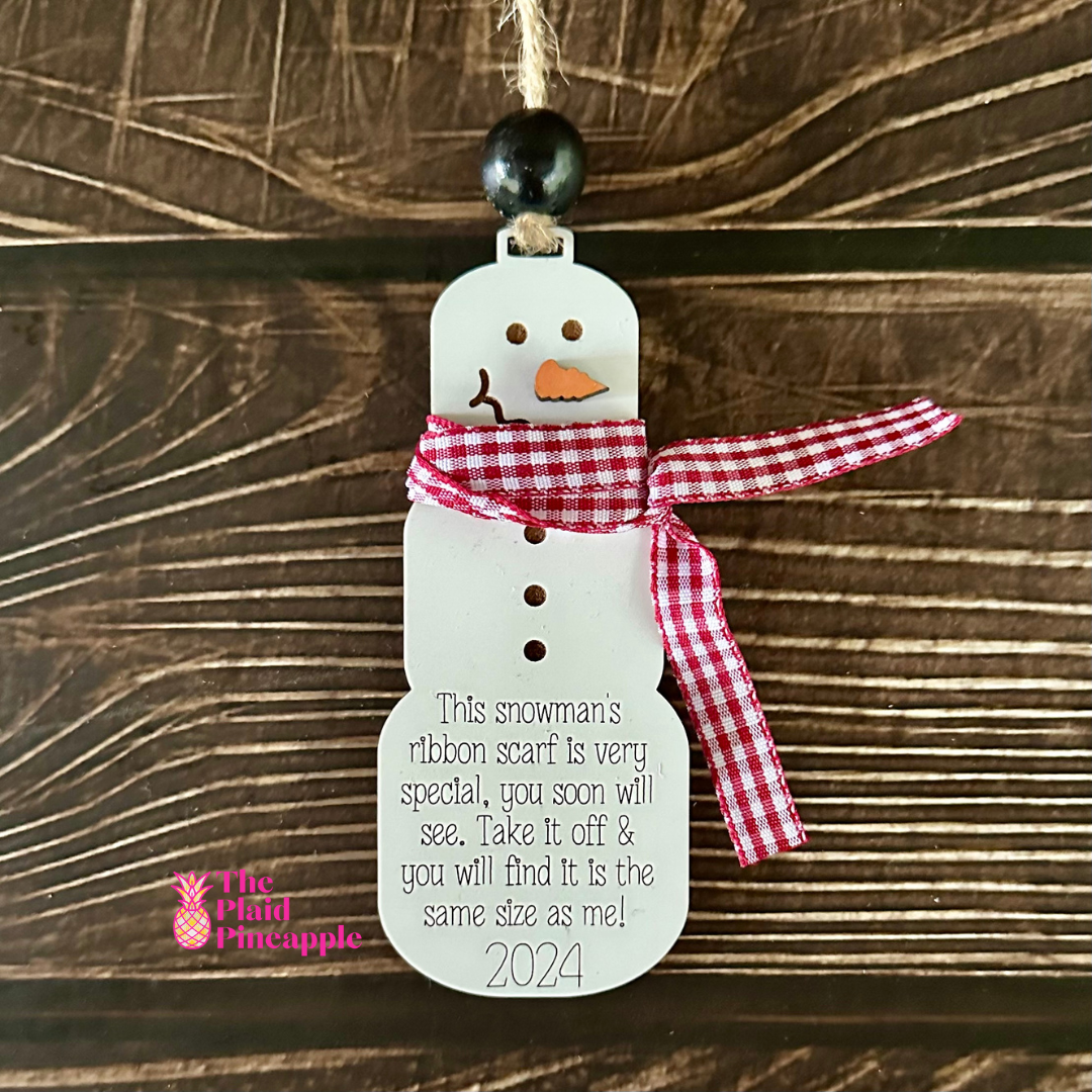 Snowman Measurement Ornament