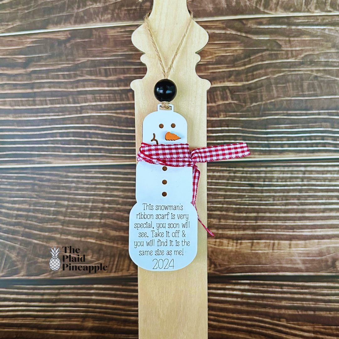 Snowman Measurement Ornament