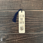 Engraved Bookmark