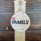 Family Word Art Ornament