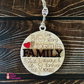 Family Word Art Ornament