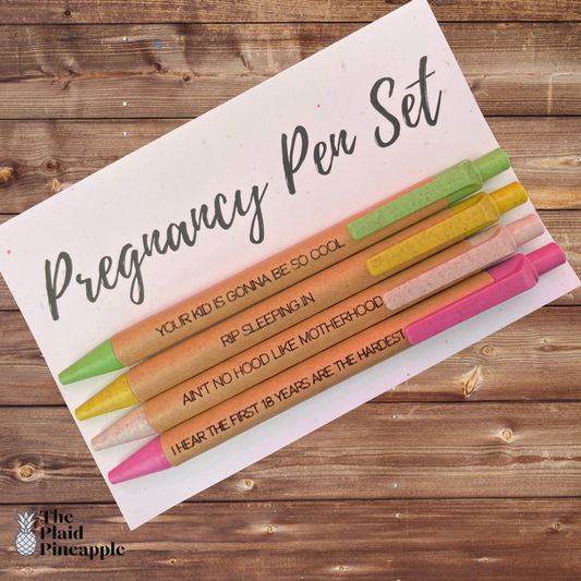 Eco Friendly Pen Set - Pregnancy