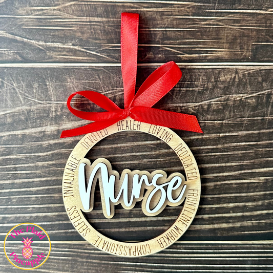 Dedicated Nurse Ornament