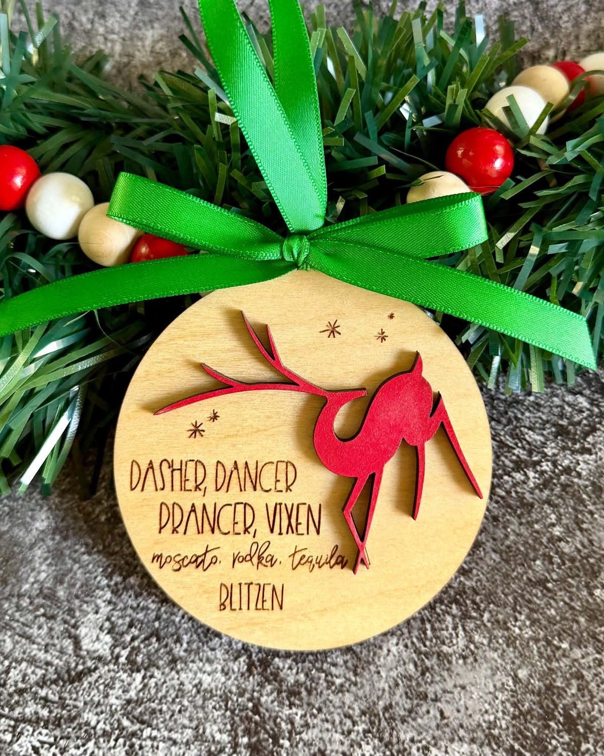 Blitzen Ornament