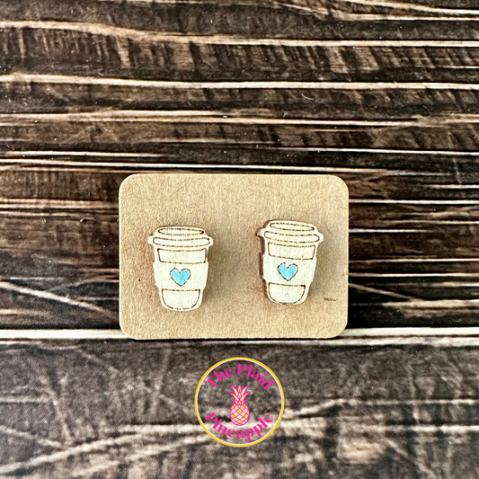 Earrings - Coffee Cups