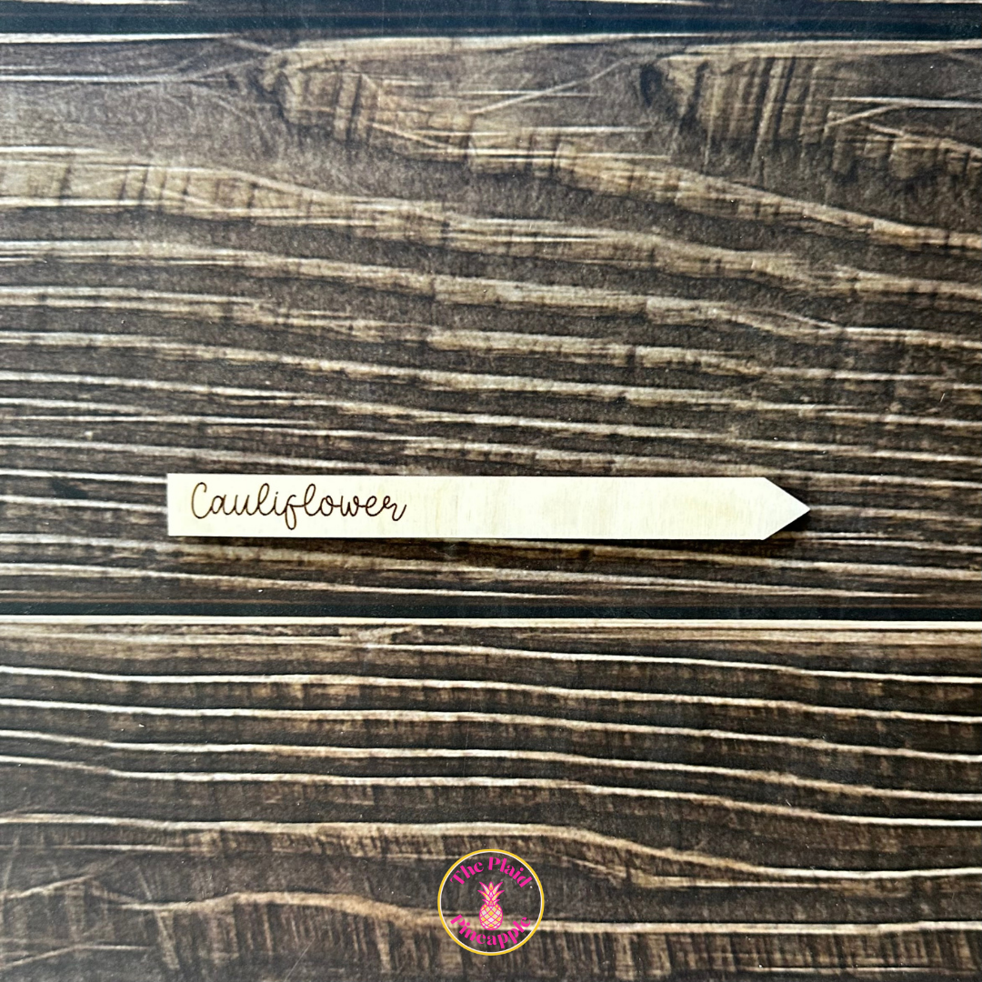 Wooden Garden Markers - 5"