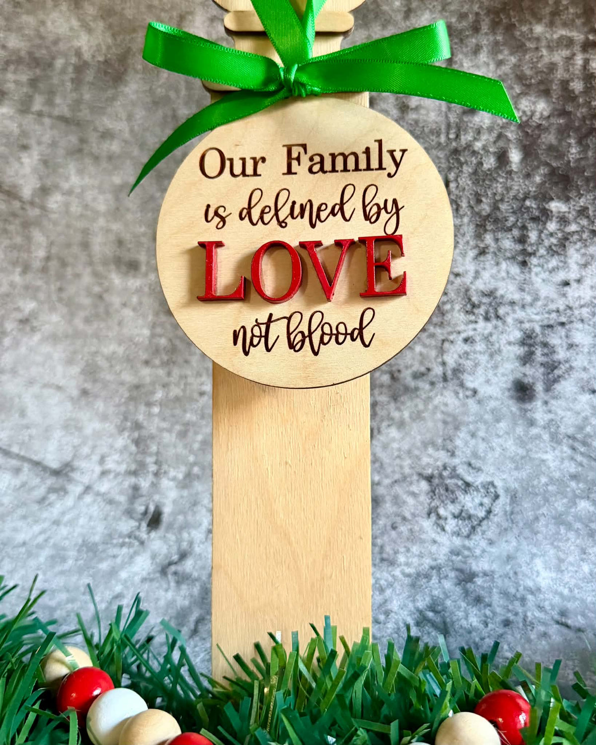 Defined By Love Ornament