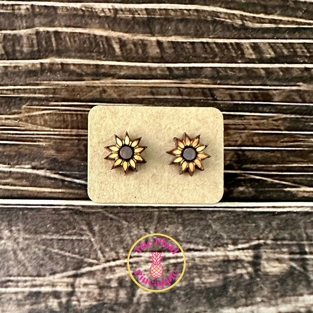 Earrings - Sunflower