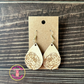 Earrings - Teardrop Peony
