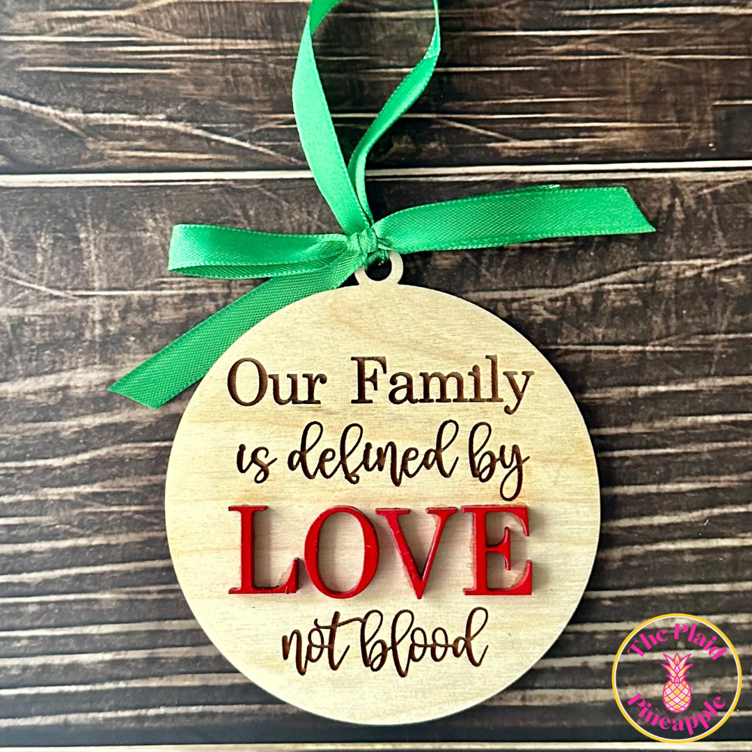 Defined By Love Ornament